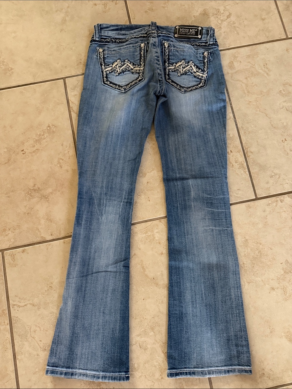 Miss Me Women’s Light Blue Denim Jeans - Flared Style